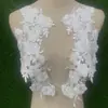 Pegatinas de Tela con Apliques de Encaje Tridimensional para Vestido de Boda Vestido de Noche Velo Accesorios de Apliques DIY Rojo Blanco Azul Marino Dorado Verde Oscuro