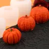 Molde de Silicone para Bolo de Abóbora de Halloween com Folha de Bordo, Molde para Bolo de Assar, Molde DIY para Assar, Gesso Aromaterápico, Molde para Vela