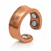 Deseo aliexpress artículo más vendido anillo magnético moda retro creativo europeo americano abierto patrón de martillo anillo magnético de línea