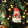 Adornos Colgantes de Atmósfera 2D Más Vendidos Árbol de Navidad Acrílico Decoraciones Planas Festividad Navidad Muñeco de Nieve Navidad Transfronterizo Artículos Creativos