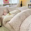 Juego de cuatro piezas 100% algodón puro de Xinjiang Clase A, ropa de cama totalmente de algodón apta para dormir sin ropa, grado para madre y bebé, incluye sábana y funda de edredón, juego de tres piezas para dormitorio