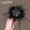 Novos Grampos de Cabelo de Pena para Outono e Inverno, Presilhas Bico de Pato, Acessórios de Cabelo para Mulheres, Grampos Laterais para Franja, Grampos de Cabelo para a Parte de Trás da Cabeça, Grampos de Cabelo para Mulheres