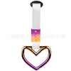 Venta caliente transfronteriza pulsera de hilo para coche anillo de tracción manual en forma de corazón de amor cinturón de remolque de pasta para barra delantera y trasera de coche universal