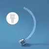 Adaptador de Calibre 50 para Biberón de Leche de Calibre Amplio para Paloma con Boquilla de Succión y Bebedero de una Boca Set de Popote de 5.0 cm Biberón Chupete de Silicona