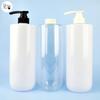 1kg Hombro Cuadrado Fondo Redondo Botella con Bomba Cuidado Material de Embalaje 1000ml Botella Dispensadora a Presión 1.0kg Botella para Gel de Ducha Champú