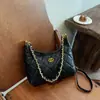 Bolso de Mujer a la Moda, Nuevo Bolso de Hombro con Cadena Estilo Francés, Bolso de Axila Exquisito, Bolso de Mano y Bolso Cruzado de Gama Alta