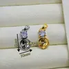 Kit DIY Clássico Estilo Pequena Princesa Banhado a Ouro 18K Acessórios de Pérola Pingente Anel Conjunto de Brincos Semi-Acabado Prata Pêssego Joias