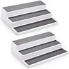Estante de Almacenamiento de Condimentos de Tres Niveles para Encimera de Cocina Organizador de Tres Niveles Estante de Especias de Niveles