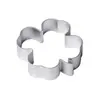 Serie con Forma de Flor Molde para Galletas de Piña Aleación de Aluminio Molde de Repujado 3D Herramienta Casera de Horneado DIY para Niños