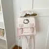 Mochila de mujer linda estilo coreano transfronteriza para el uso diario, diseño único, nicho, gran capacidad, bolso de doble hombro estilo casual