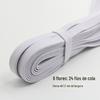 Fabricantes importados 6-flor 11mm planta látex dupla camada oco espessado andar cavalo cinto alto rebote plano elástico 20 metros/ramo