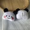 Haichao Acessórios Novo Cachorro Preto e Branco de Pelúcia Panda Mini Boneco de Pelúcia Desenho Animado Broche Acessórios Meias Infantis Acessórios de Cabelo