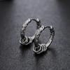 Pendientes de aro dorados para hombre, de alta gama, personalizados, combinables, diseño retro, pendientes de verano, nuevos accesorios sencillos para mujer, joyería