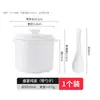 Panela de cozimento branca pura com duas alças, panela de cozimento de alta qualidade em porcelana óssea de Jingdezhen, panela de servir sopa para hotel, panela à prova d'água para cozinhar ovos no vapor