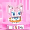 Blocos de Construção de Micropartículas Figuras de Desenho Animado Montagem Infantil Brinquedos Educativos Presentes Decorações de Mesa Montagem Criativa para Barracas de Rua
