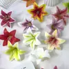 Cabeza de flor de lirio artificial 3D realista, accesorio para el cabello Hanfu, materiales para manualidades DIY, accesorio para fotos de boda, guirnalda de flores, arreglo floral
