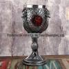 Direto da Fábrica 3D Tridimensional Caneca de Aço Inoxidável e Resina com Cabeças de Dragão Duplas Taça de Vinho Tinto Criativa