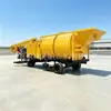 Planta de mezcla de asfalto móvil de 0.3 metros cúbicos, equipo de fresado y reciclaje tipo remolque, planta de mezcla de asfalto remolcable