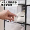 Caja de Almacenamiento Transfronteriza para Zapatos Marco Doble de Plástico Plegable Gabinete Transparente para Zapatos Caja de Almacenamiento para el Hogar Venta al por Mayor Puerta de Apertura Lateral