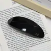 Estilo K de Nuevos Productos, Pasador Geométrico Ovalado de Ácido Acético Texturizado Pinza Lateral, Pinza de Resorte Acrílica Simple Elegante Pinza para Flequillo