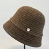 Sombrero de Cubeta Ancho Casual Versátil Estilo Japonés Otoño e Invierno Cara Nueva Cubriente Circunferencia de Cabeza Grande Sombrero de Pescador Cálido Adelgazante Facial Sombrero de Cubeta Pequeño