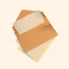Envelope Envelope Transfronteiriço Cartão de Cumprimentos em Branco Manuscrito Cartão de Convite Papel de Carta Papel Kraft Envelope Autoadesivo