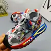 Sandálias Baotou Tamanho 26-31 Verão 2026 Sapatos de Praia Infantis Mais Vendidos para Crianças Pequenas e Médias Sapatos Cartoon com Luzes