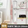 Fechadura de porta com troca de fechadura ajustável sem furos Fechadura de porta universal de aço inoxidável maçaneta de porta interna de madeira fechadura simples e rápida