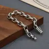 2023 novo clássico velho crack pulseira de impressão por personalidade estilo punk masculino dominador pulseira saída de fábrica