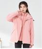 Chaqueta Tres en Uno para Exterior para Hombre y Mujer, Impermeable y Cálida, con Forro Polar Removible, Abrigo de Otoño e Invierno, Chaqueta Trendy con Capucha