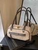 Bolso de gran capacidad de comercio exterior para mujer, otoño e invierno 2024, nuevo bolso cruzado combinable, bolso informal de hombro tipo almohada para uso diario.
