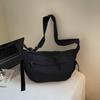 Bolsa de Tecido de Nylon Simples Estilo Coreano Nova Transfronteiriça Feminina Moda Bolsa de Ombro Grande Capacidade Tendência para o Dia a Dia Transversal Bolsa Dumpling
