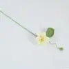 Flores de lana tejidas terminadas, flores tejidas a crochet hechas a mano, flores de oil-tong, productos terminados de un solo tallo, decoración para escenas de boda, flores artificiales de lana