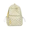 Mochila de Lunares, Gran Capacidad, Bonita Bolsa Escolar para Estudiantes de Secundaria Femeninas, Chicas de Campus, Estudiantes Universitarias, Mochila Ligera para Clase