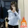 Chamarra Sudadera para Mujer 2025 Otoño Nuevo Primavera y Otoño Slim Ropa de Yoga para Mujer Cárdigan Delgado Top Deportivo Ajustado