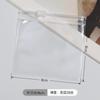 Bolsas Transparentes de PVC de Alta Definição com Zíper para Armazenamento de Joias, Bolsas Foscas Auto-Selantes de Plástico