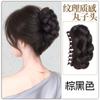 Pinza de agarre de cabeza plana trenza de pelo placa para el cabello bolsa para el cabello femenino cabello esponjoso volumen alto parte superior craneal bola alta cabello de simulación brácteas trenzadas