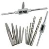 Juego Combinado de Extractor de Tornillos de Cabeza Rota de Brocas de Alta Dureza de 11 Piezas Transfronterizo 3Mm-10Mm