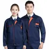 Conjunto de Ropa Protectora de Trabajo de Manga Larga, Ropa de Trabajo Disponible en Múltiples Colores, Adecuado para Fábricas de Reparación de Maquinaria y Talleres, Ropa de Trabajo Protectora Transpirable con Bloques de Color