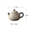 Conjunto de Chá Gaiwan de Cerâmica de Três Peças Pintado à Mão com Raposa de Nove Caudas, Caixa de Presente de Luxo, Conjunto de Chá Doméstico