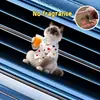 Lindo Clip de Perfume para Ventilación de Coche de Gato Gatito Acrílico Decoración de Coche Accesorio de Interior Adorno de Fragancia