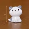 Adornos de micro paisajismo manualidades de resina adornos pequeños de escritorio muñecas lindas de dibujos animados adornos de gatito pequeño para coche