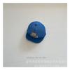 Chapéu de Bebê Novo 2024 Urso Bordado Malha Completa Respirável Boné de Proteção Solar para Bebês e Crianças Boné de Rede Borda Macia Baseball