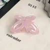 Pinza de Mariposa Pequeña Baffia de Acetato, Pinza para el Cabello Elegante y Hermosa con Moño Calado, Pinza de Tiburón para la Parte Posterior de la Cabeza