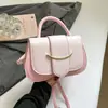 Bolso pequeño cuadrado de moda estilo coreano popular de este año para mujer, nuevo bolso de hombro de color liso otoño 2026, bolso cruzado versátil
