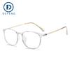 Lentes Retro TR90 2212 Anti-luz azul Marco para lentes de miopía Lentes planos Marco para lentes para hombres y mujeres 2019