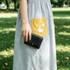 Billetera Pequeña Estilo Coreano Colgante de Corazón Lazo Estilo Corto Ins para Mujer Billetera 70% de Descuento Herrajes Exquisitos Portatarjetas Corto