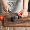 Tijeras de Cuatro Segmentos Afilador de Cuchillos de Cocina Multifuncional Portátil Piedra Afiladora Rápida para Cuchillos Varilla Afiladora de Cuchillos de Cocina de Tres Segmentos para el Hogar