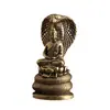 Adorno de Buda Shakyamuni Cobra, Artesanías de Cobre de Gama Alta para Nicho, Productos Culturales y Creativos, Disponible Exclusivamente en Amazon para Ventas Transfronterizas