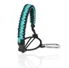 Asa para Botella de Agua para Exterior con Mosquetón Tejido, Correa para Llevar Vaso de Agua, Paracord Multifuncional Portátil con Correa de Silicona para Botella de Agua